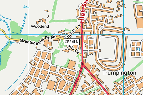 CB2 9LN map - OS VectorMap District (Ordnance Survey)