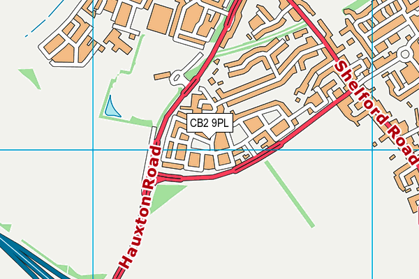 CB2 9PL map - OS VectorMap District (Ordnance Survey)