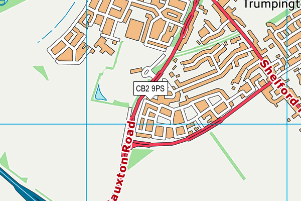 CB2 9PS map - OS VectorMap District (Ordnance Survey)