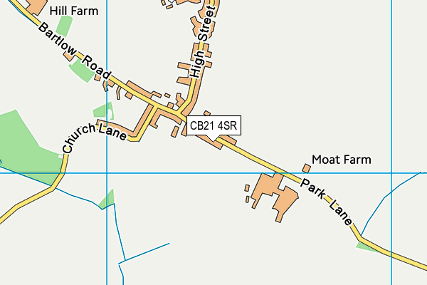 Castle Camps Recreation Ground map (CB21 4SR) - OS VectorMap District (Ordnance Survey)