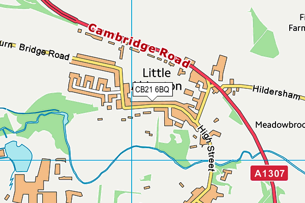 Map of CAMBRIDGE PROFESSIONAL SERVICES LTD. at district scale