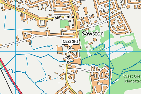 Map of ADAM LEWIS TREE SURGERY LTD at district scale