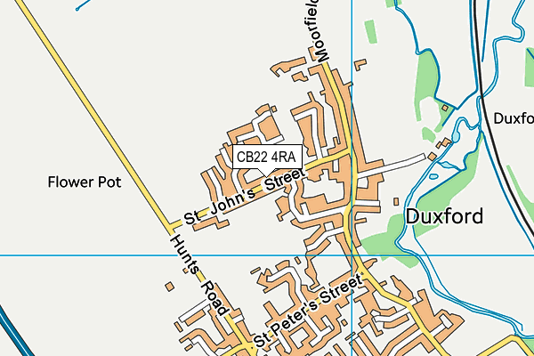 Duxford Church of England Community Primary School map (CB22 4RA) - OS VectorMap District (Ordnance Survey)