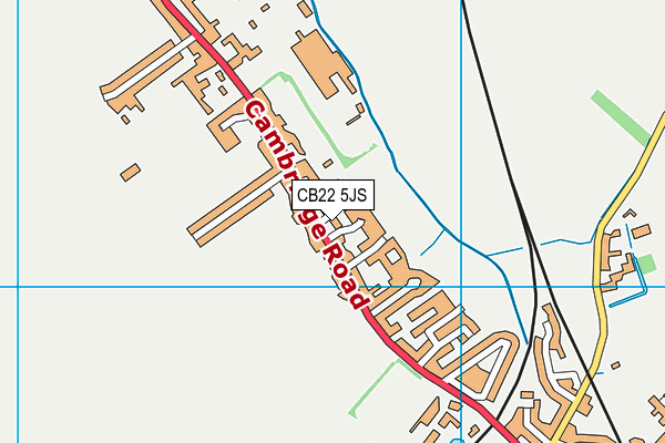 Map of CAMBRIDGE GYNAECOLOGY CENTRE LTD at district scale