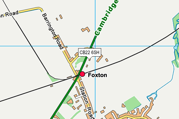 Map of FOXTON CAR WASH LTD at district scale