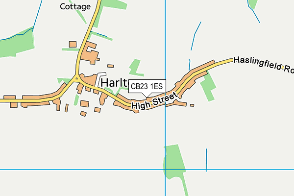 Map of HARLTON HUMBLEBEE LTD at district scale