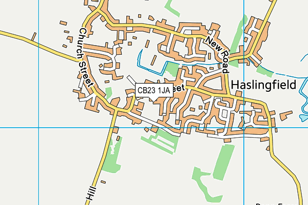 CB23 1JA map - OS VectorMap District (Ordnance Survey)