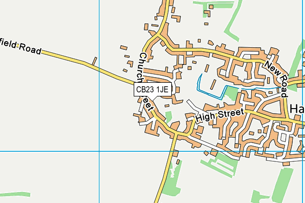 CB23 1JE map - OS VectorMap District (Ordnance Survey)