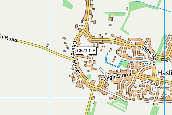 CB23 1JF map - OS VectorMap District (Ordnance Survey)