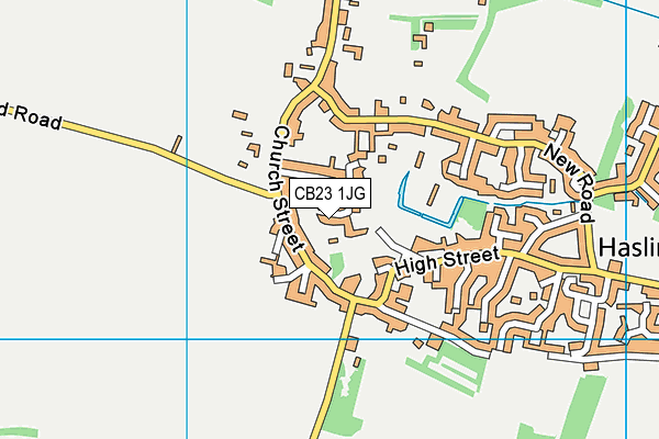 CB23 1JG map - OS VectorMap District (Ordnance Survey)