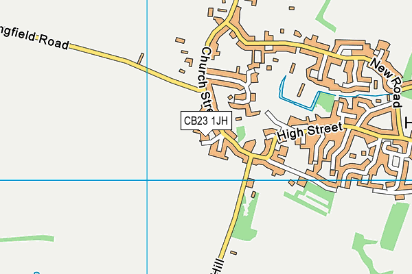 CB23 1JH map - OS VectorMap District (Ordnance Survey)