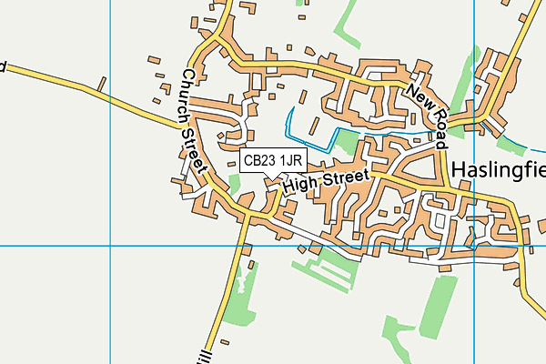 CB23 1JR map - OS VectorMap District (Ordnance Survey)