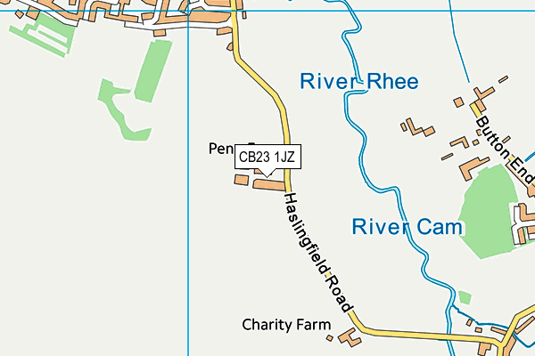 Map of THE CAMBRIDGE ORGANIC FOOD COMPANY LTD at district scale