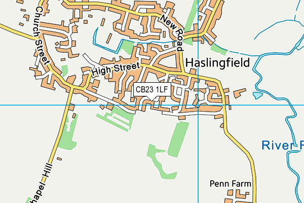 Map of THE FRIENDLY GARDENER LTD at district scale