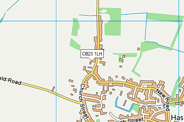 CB23 1LH map - OS VectorMap District (Ordnance Survey)