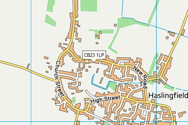 CB23 1LP map - OS VectorMap District (Ordnance Survey)