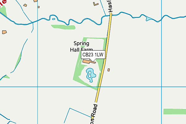 CB23 1LW map - OS VectorMap District (Ordnance Survey)