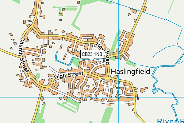 CB23 1NB map - OS VectorMap District (Ordnance Survey)