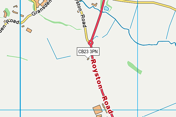 CB23 3PN map - OS VectorMap District (Ordnance Survey)