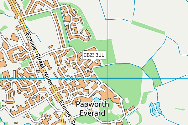 CB23 3UU map - OS VectorMap District (Ordnance Survey)