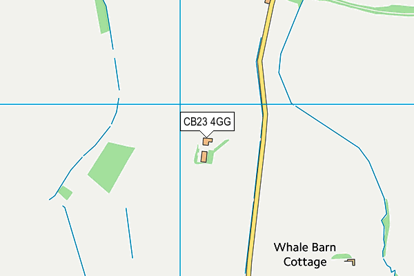 CB23 4GG map - OS VectorMap District (Ordnance Survey)