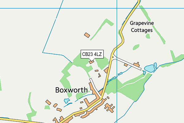 Map of BOXWORTH SERVICES LIMITED at district scale