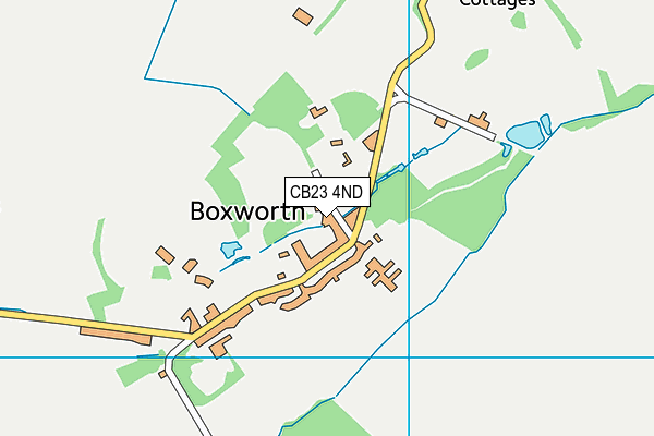 Map of BOXWORTH INNS LIMITED at district scale