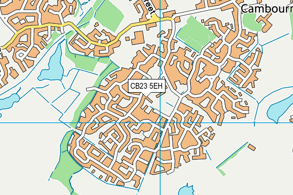 CB23 5EH map - OS VectorMap District (Ordnance Survey)