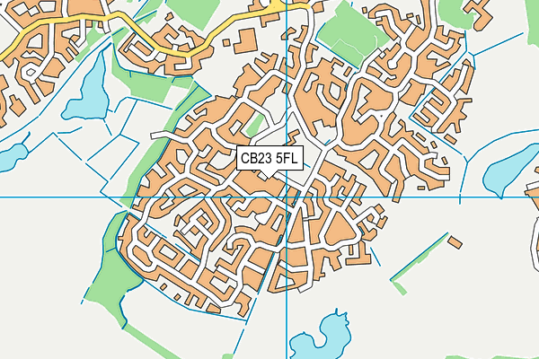 CB23 5FL map - OS VectorMap District (Ordnance Survey)