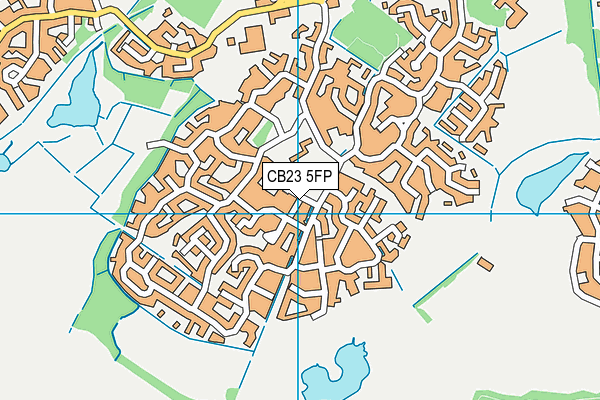 CB23 5FP map - OS VectorMap District (Ordnance Survey)