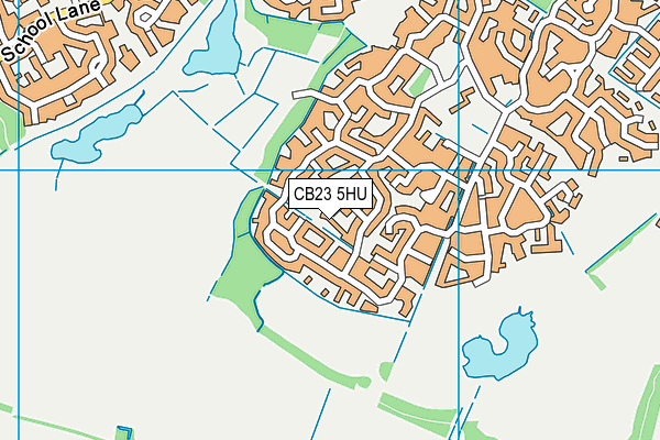 CB23 5HU map - OS VectorMap District (Ordnance Survey)