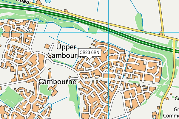 CB23 6BN map - OS VectorMap District (Ordnance Survey)