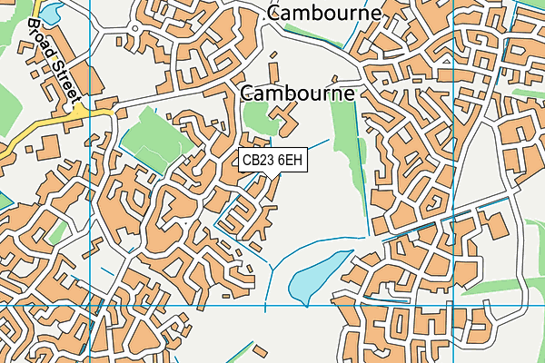 CB23 6EH map - OS VectorMap District (Ordnance Survey)