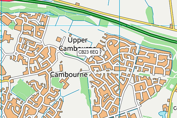 CB23 6EQ map - OS VectorMap District (Ordnance Survey)