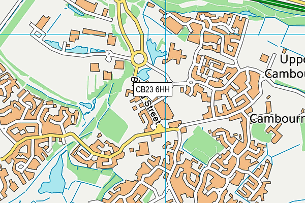CB23 6HH map - OS VectorMap District (Ordnance Survey)