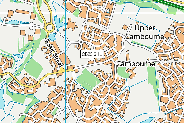 CB23 6HL map - OS VectorMap District (Ordnance Survey)
