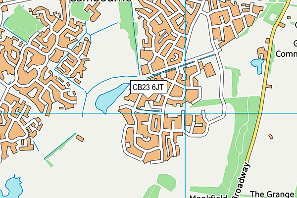 CB23 6JT map - OS VectorMap District (Ordnance Survey)