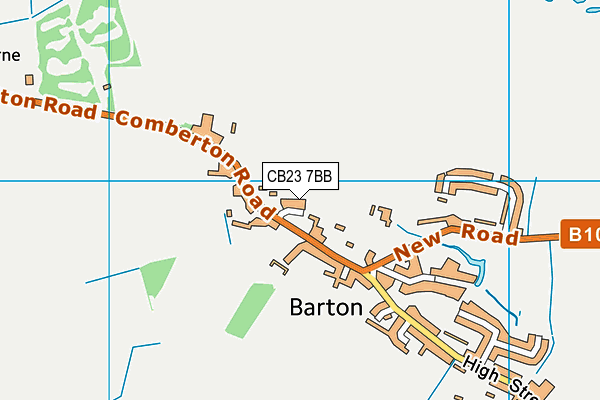 CB23 7BB map - OS VectorMap District (Ordnance Survey)