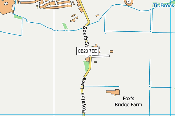 Map of FOXES BRIDGE LTD at district scale