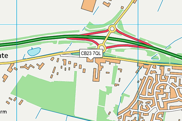 CB23 7QL map - OS VectorMap District (Ordnance Survey)