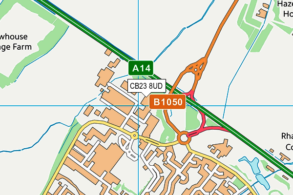 CB23 8UD map - OS VectorMap District (Ordnance Survey)