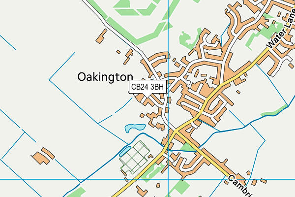 CB24 3BH map - OS VectorMap District (Ordnance Survey)