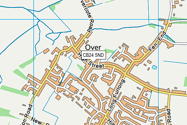 CB24 5ND map - OS VectorMap District (Ordnance Survey)