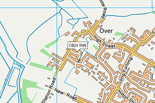 CB24 5NN map - OS VectorMap District (Ordnance Survey)