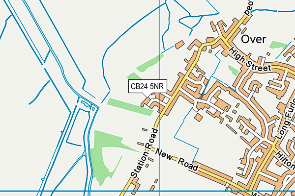 CB24 5NR map - OS VectorMap District (Ordnance Survey)
