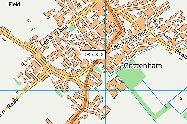 Map of 327 HIGH STREET COTTENHAM LIMITED at district scale