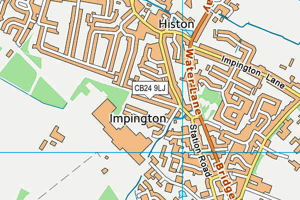 Map of GREEN BLUE YOU LTD at district scale