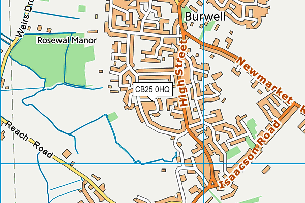 Map of BURWELL BREWERY LTD at district scale