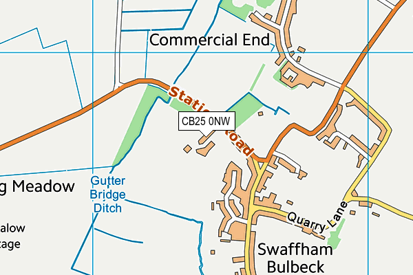 Map of FITZWILLIAM COURT (CAMBRIDGE) MANAGEMENT COMPANY LIMITED at district scale