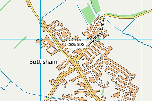 Map of BLUES PROPERTY TRUMPINGTON LIMITED at district scale